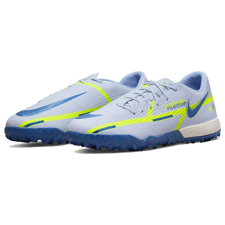 New Nike Phantom GT2 Academy Tf 'Grey Light Blue Yellow' DC0803-054