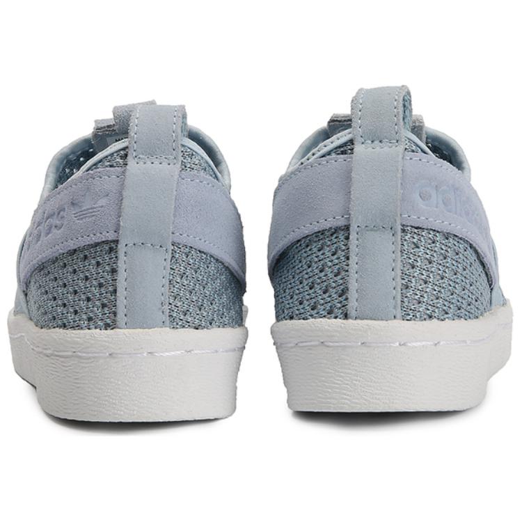 Adidas Originals Superstar Comfortable Versatile Low-Top Sneakers Women Sneakers Light-Blue BB2121