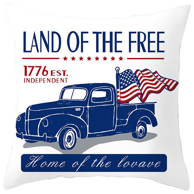 New Peach Leather Velvet Printed Pillowcase Car Sofa Festive Decoration Pillowcase