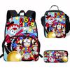 Kinder Cartoon Rucksack Set Grundschüler Mit Lunchtasche Federmäppchen - Leicht Ergonomisch Oxford Stoff