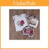 Schicke Outfits für Kleinkinder, Kinder, Baby-Mädchen Kleidung mit trendigen T-Shirt-Tops und bequemen Hosen