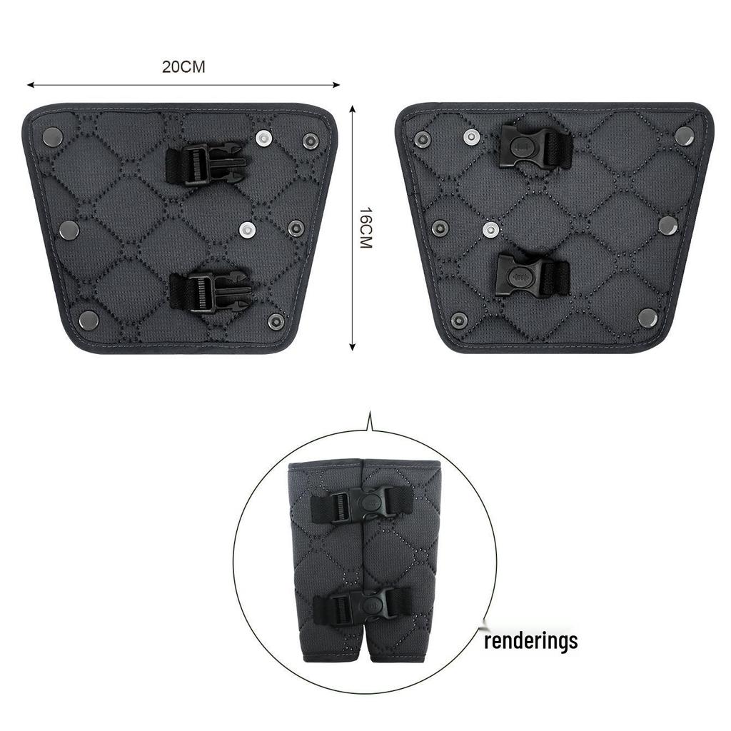 Portable Baby Car Seat and Stroller Strap Cover: Anti-Kick Shoulder Protector and Safety Belt.