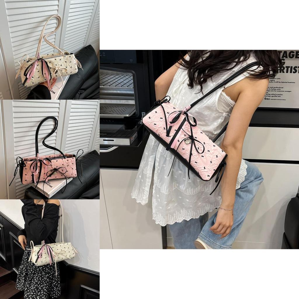 Boxford Cloth Girl Shoulder Bag With Bow For Summer Casual Daily Use