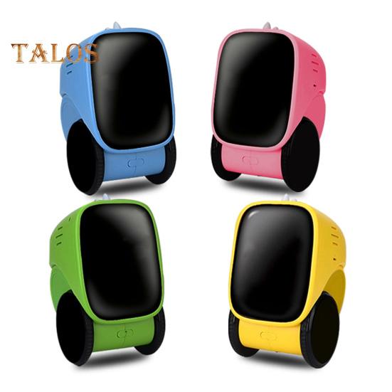 Kids Remote Control Robot Toy with LED Eyes Horns Auto-Demonstration Programmable Touch Sensing Educational Interactive Toddler Electric 2.4Ghz RC