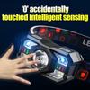 Led Rechargeable Headlamp Motion Sensor Waterproof Head Flashlights Torch For Outdoor Camping Fishing Head Lamp Search Light