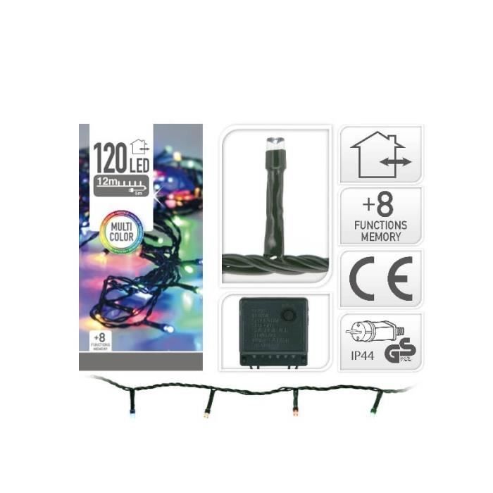 Guirlande Electrique Multicolore - 120 led