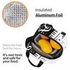 Piano Key Musical Note Pattern Insulated Lunch Bag for Women Kids Leakproof Food Boxes Thermal Lunch Box Tote