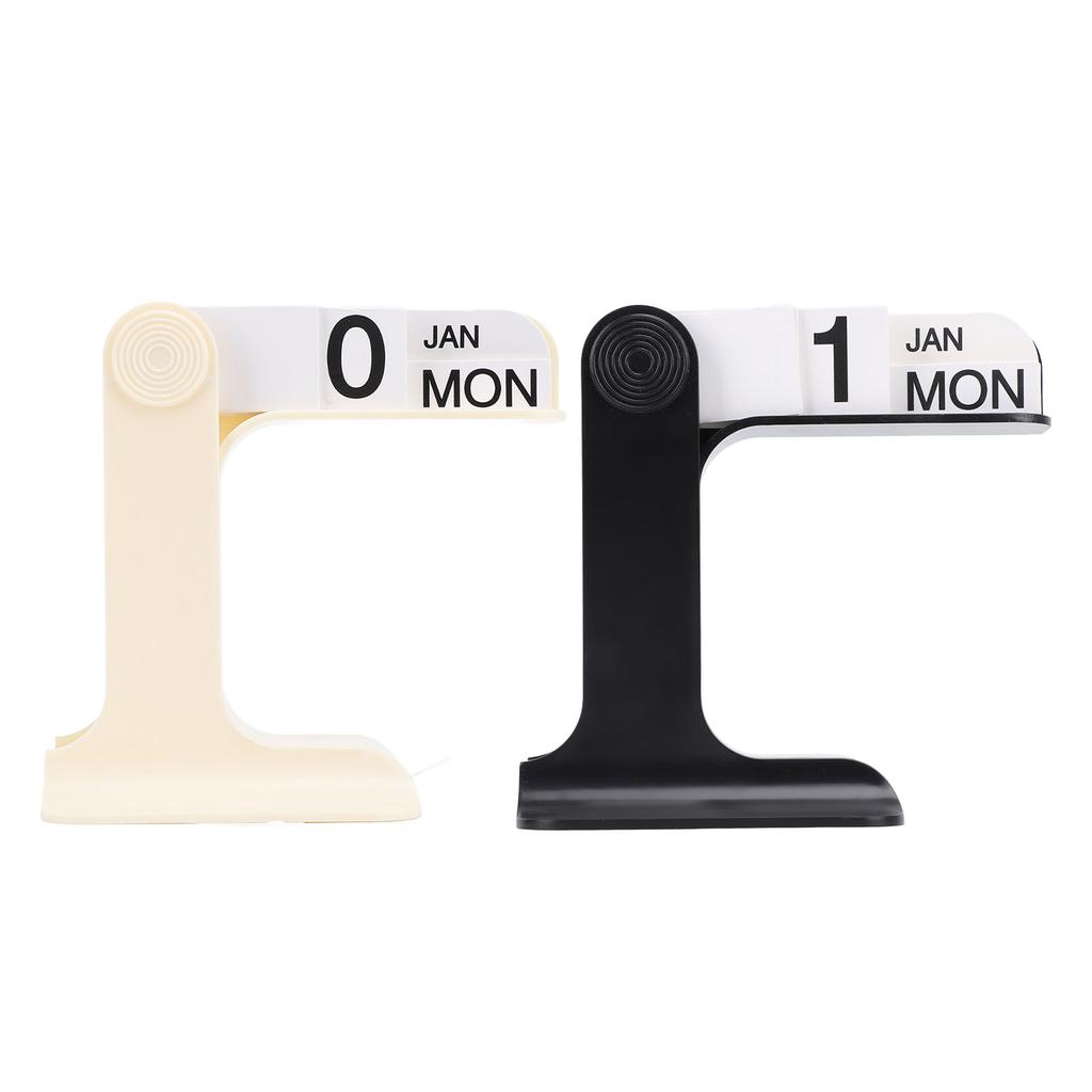 Flipping Simple Calendar Desktop Decoration Stress Relief Ornament Month Date and Day Boards Flip Pe