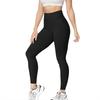 Solid-colour Nude-feel Yoga Pants with High Elasticity Double-sided Brushed Fabric Tight-fitting Running Sports High-waisted Yoga Leggings