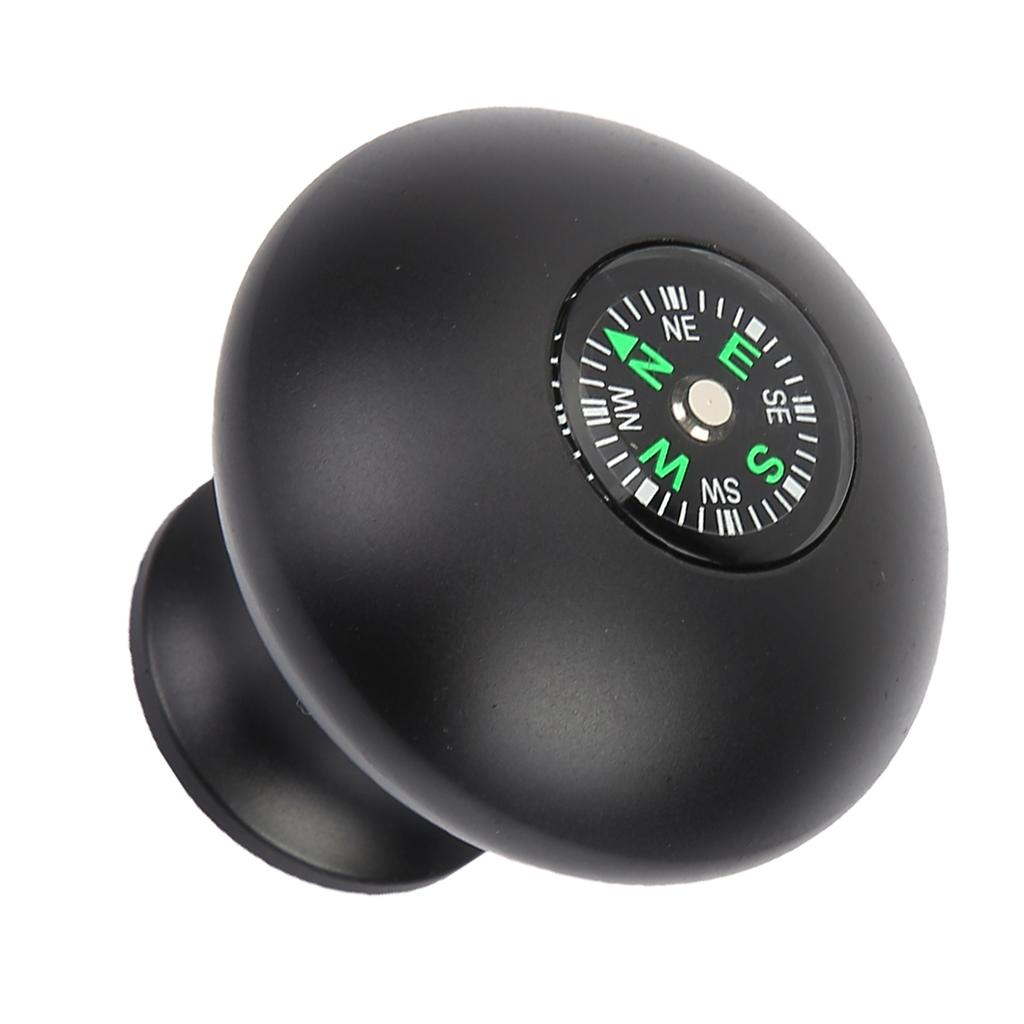 Outdoor Universal Trekking Pole Stick Monopod Tripod Head Grip Knob with Compass