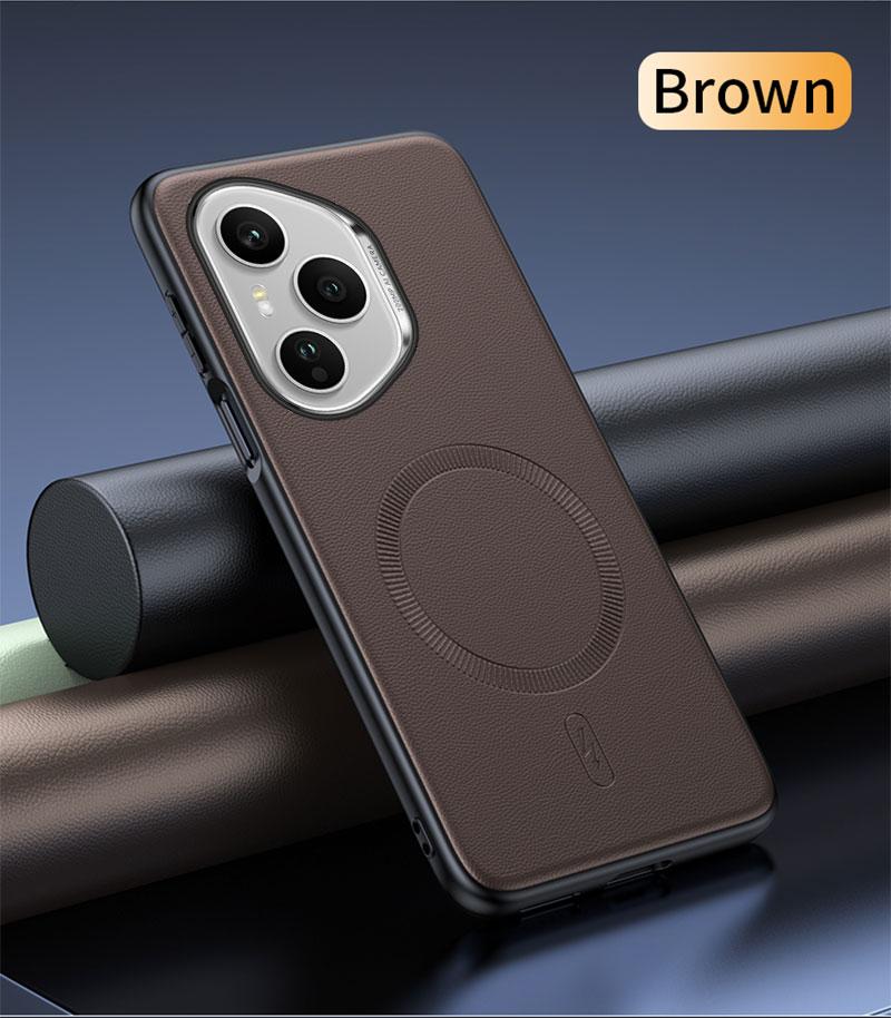 For Honor 400 Pro Case Magnetic Leather Shield Cover For Honor 400 Pro High Quality Anti-Fingerprint Non-Slip PC+TPU