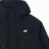 New Balance Solid Color Fleece Lined Casual Outdoor Hooded Multi Pocket Jackets & Coats Men's Black AMJ41327-BK