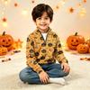 Kids Halloween Print Knit Sweatshirt Pullover Top