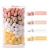 50pcs/lot 12mm Silicone Spacer Beads for DIY Charms Newborn Nursing Accessories Necklace Pacifier Chain Teething Toy BPA Free