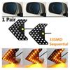 Universal 2 Super Yellow 33-SMD Sequential LED Arrows for Car Side Mirror Turn Signal Lights