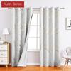 1PC Nuan Series 80% Blackout Fashionable and Minimalist Curtains with Golden and Marble Texture for Living Room Bedroom Balcony Window Home Decor