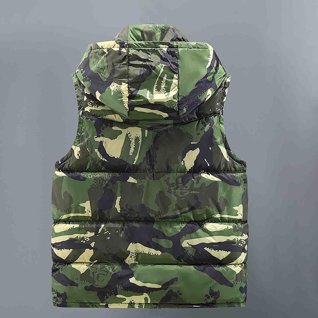 Tendință de iarnă pentru bărbați, largi, gros, din bumbac, cu clemă, cu mai multe buzunare, de culoare uni, haină casual cu glugă