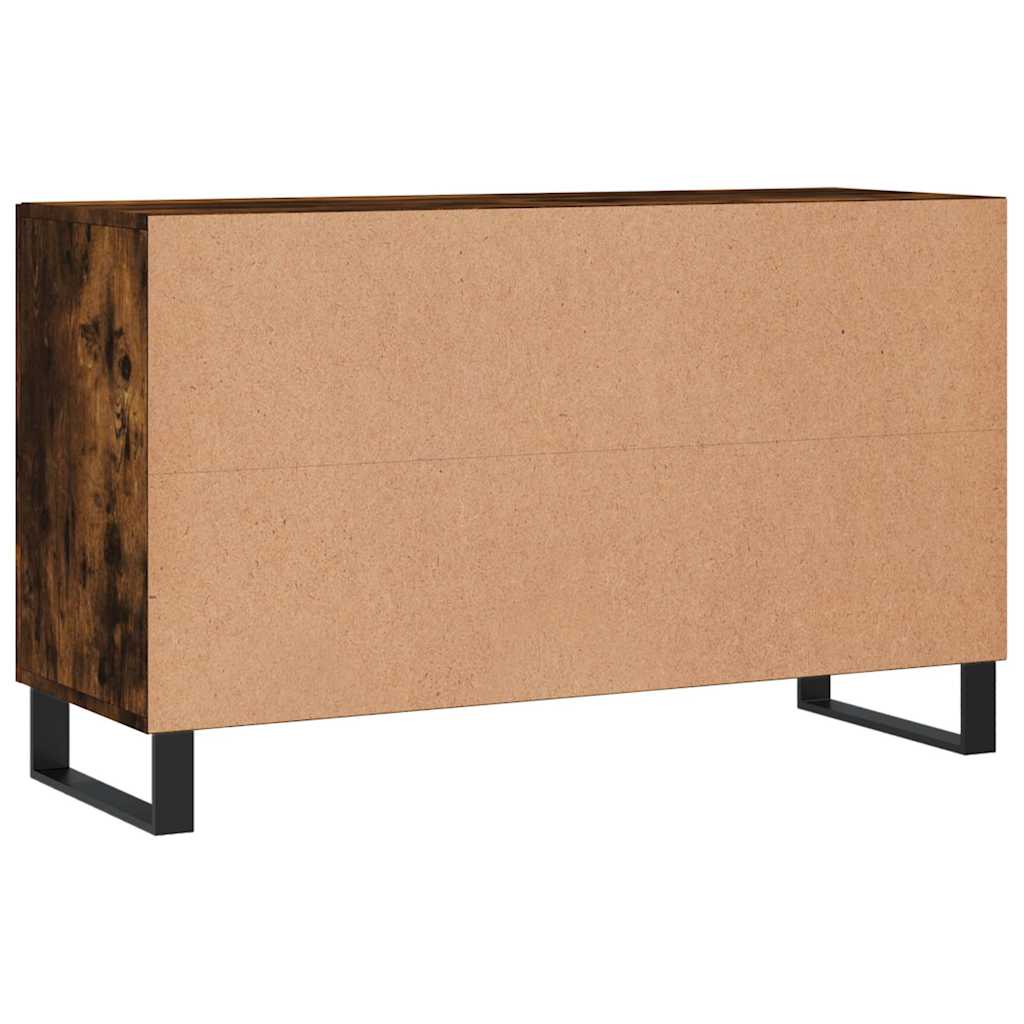 Sideboard Smoked Oak 100x36x60 Cm Particleboard