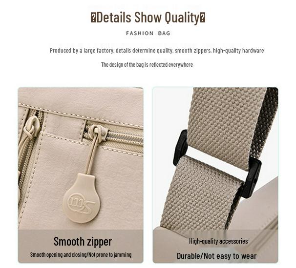 Korean Style Women's Washable Fashion Bag - Large Mommy Shoulder, Travel Backpack, Casual Crossbody