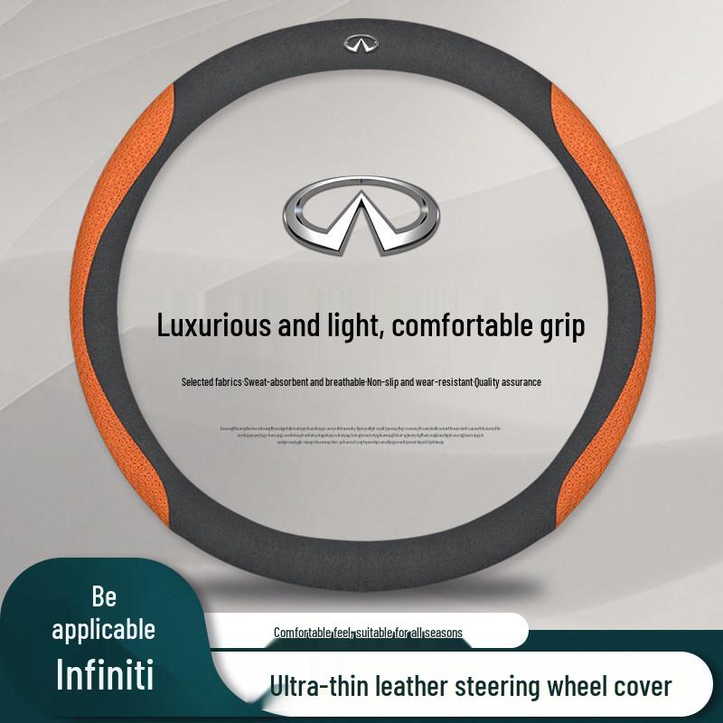 Infiniti Lenkradbezug: Echtes Leder für Q50, QX50, Q60, Q70, QX80, FX3 - Ganzjahres