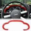 Car Dashboard Panel Trim Cover Frame Interior Accessories for Jeep Wrangler JK