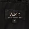 A.P.C. Striped Pattern tailored jacket S black Men's Used