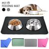 48*30*2cm Silicone Pet Mat Anti-spill Dog And Cat Feeding Mat