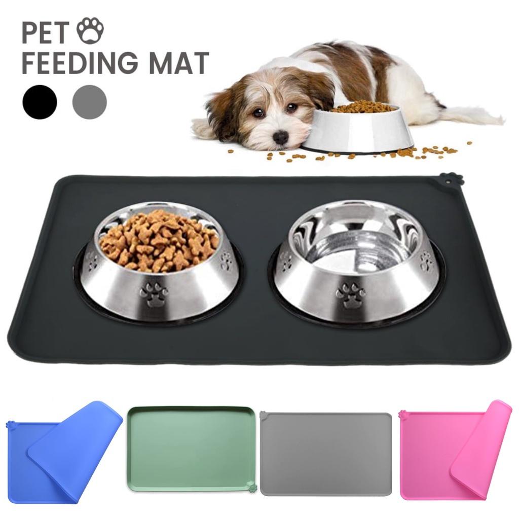 48*30*2cm Silicone Pet Mat Anti-spill Dog And Cat Feeding Mat