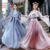 Hanfu Cosplay Kleid mit Polyesterstoff für Damen und Herren, geeignet für Kostümveranstaltungen