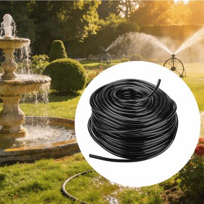 1/4 Inch Water Irrigation Hose PVC Flexible Drip Irrigation Tubing 10m/20m/50m Easy Installation Garden Watering Tube