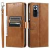 Cover for Xiaomi Redmi Note 10 Pro 4G Retro PU Leather Flip Wallet Phone Case Multi Card Slots