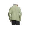 Adidas Wuji Series Casual Solid Color Zip-Up Collared Long Sleeve Jacket Men Outerwear Tent-Green JI8693