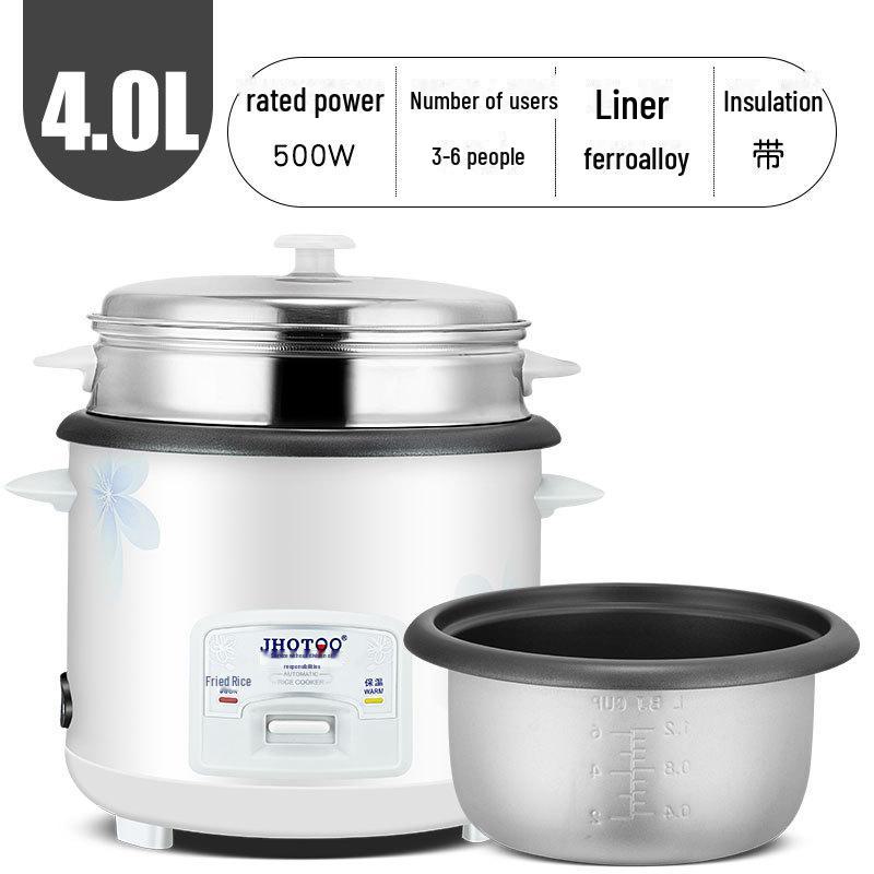 Compact Multi-Function Rice Cooker for Single-Person Use - Genuine Steaming Pot