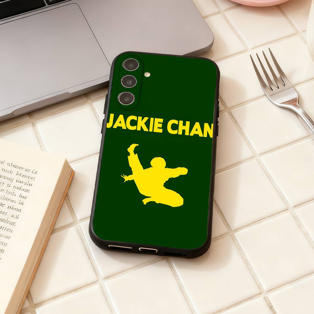 Chinese Kung Fu J-Jackie Chan Phone Case For Samsung Galaxy A73,A72,A71,A70,A53,A52,A51,Others Soft Black Shell