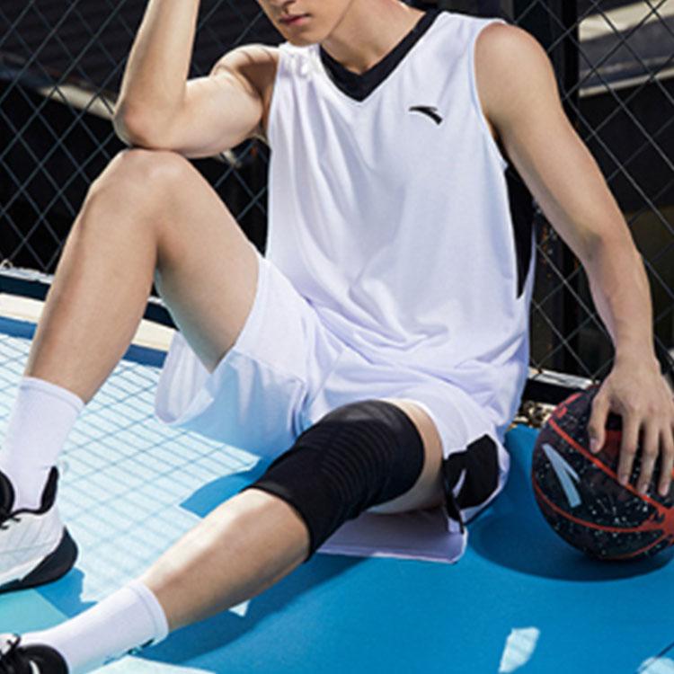 Anta Quick Dry Basketball Training Suit Men Sportswear White 152221211R-1