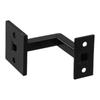 Black Hand Rail Bracket Stainless Steel for Staircase Wall Installation