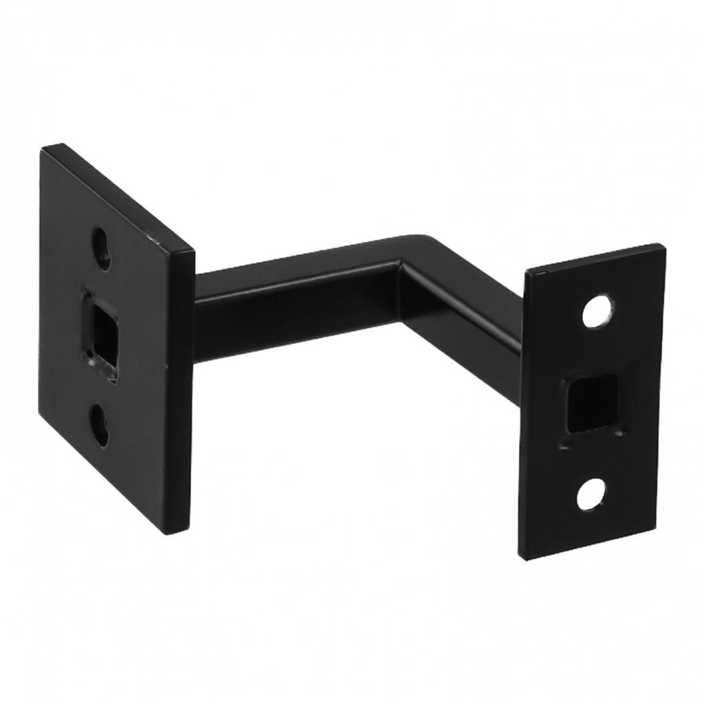 Black Hand Rail Bracket Stainless Steel for Staircase Wall Installation