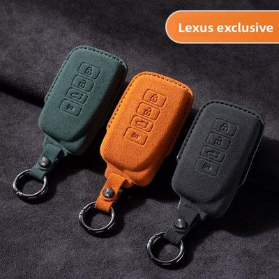 Premium Suede Key Cover for Lexus ES300H NX260 UX LS500 Car Keys Durable and Stylish