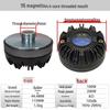 Dual Magnet 3-4" Round Tweeter Bookshelf Speaker, 4-8 Ohm, with Car Card Holder, Ideal for KTV.