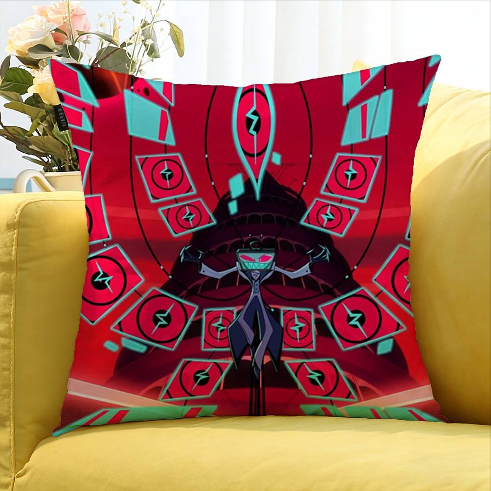 H-Hazbin Vox H-Hotel Trust Us Various Sizes Square Pillow Case For Car Home Bedchamber Decor