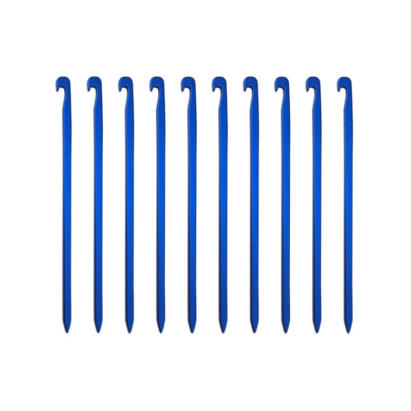 10 Pcs Tent Peg Camping Stakes Yard Lawn Peg for Fixing Tent Tarps Awning Mat