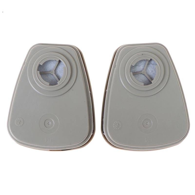 2 stk patronfilter 6001cn organisk for 6800 6200 7502 ansiktsbeskyttelsesdeksel