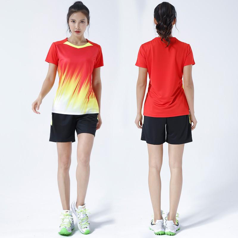 Unisex Volleyball Sport Set Short Sleeve Training Jersey Indoor Court Games Athletic Wear