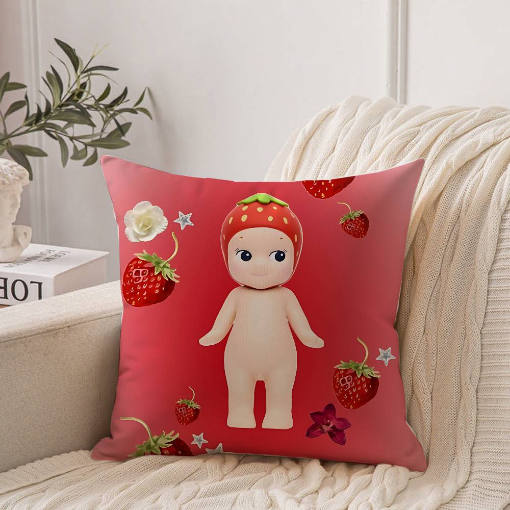 Cute E-elemental Kawaii Pillow Case Home Decor Throw For Sofa Bed Car Room Decor Gift Idea