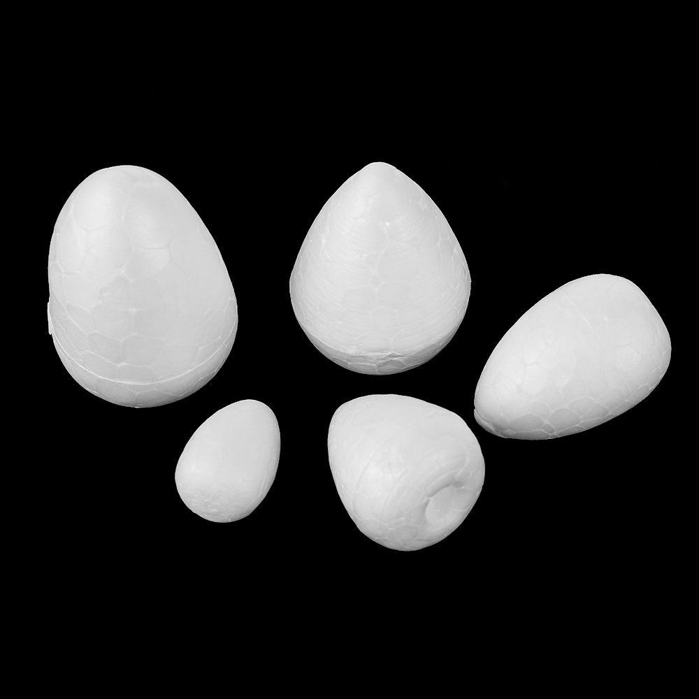 Oval Tools Kitchen Accessories Kids Favors Foam Flower White Craft Balls DIY Painting Drop Shape