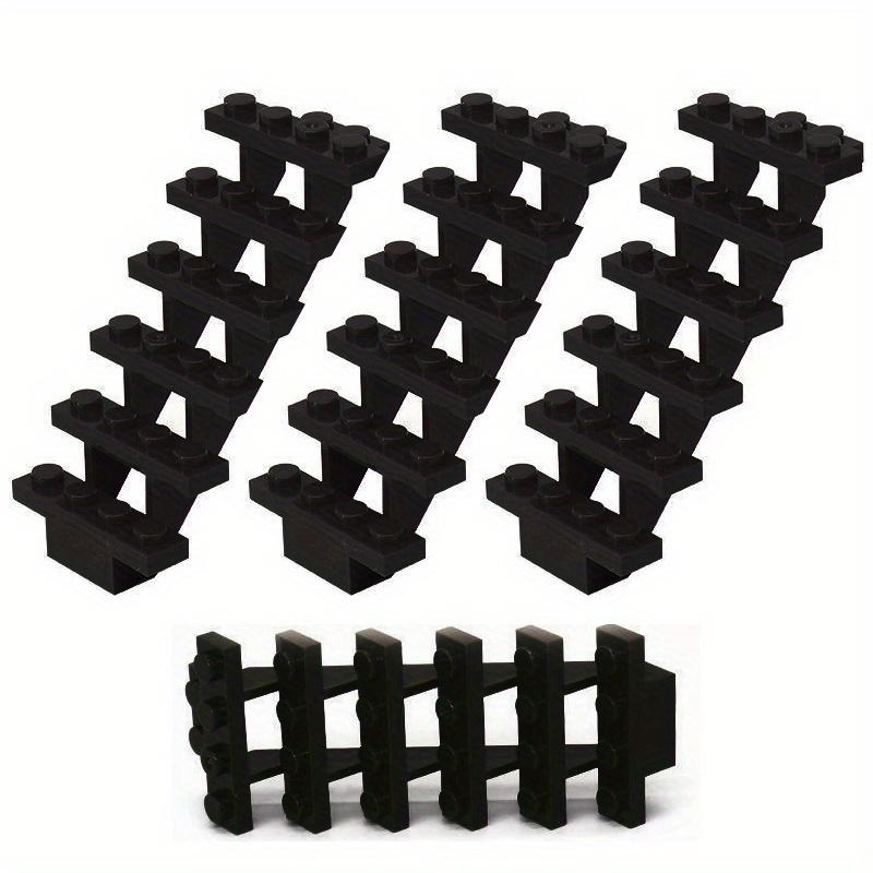 8pcs 7x4x6 StaircaseBuilding BlocksStaircase Bricks House Stairs Straight Open 30134 Steps Ladder Modular My City Building Block