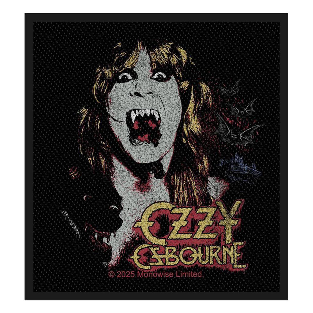 Ozzy Osbourne Woven Fangs Patch