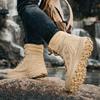 Herren Kletterschuhe Taktische Stiefel Wasserdicht Militärisch Hohe Qualität Motorrad Jagd Wanderschuhe Atmungsaktive Stiefel