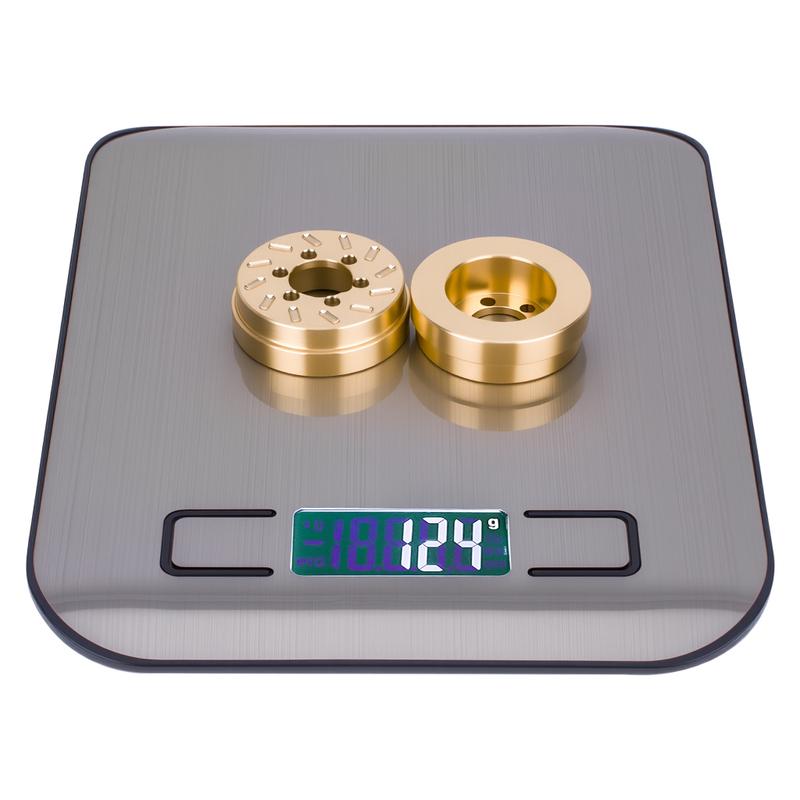 2/4Pcs Brass Internal Counterweight 62g for 1.9 2.2 Inch Wheel Rims Axial SCX10 90046 TRX4 TRX6 1/10 RC Crawler Car Parts