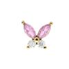 Multicolor Piercing Luxenter Zirconia Finished In 18 Carat Yellow Gold - Suife